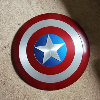 Captain America Full Aluminium Metal Prop Replica Leather Straps • £200