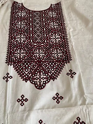 3 Piece Unstitched Cotton KhaddarEmbroidered Indian Pakistani Salwar Kameez Suit • £19.99