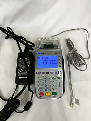 VeriFone VX 520 VX520 Credit Card Machine Ethernet Chip Reader With Power Adapte • $49.99