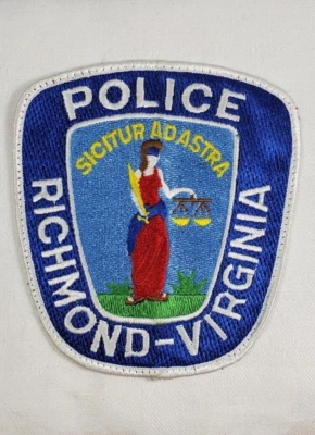 $3.59 • Buy Richmond, Va. Virginia Police Shoulder Patch - Uniform Take Off