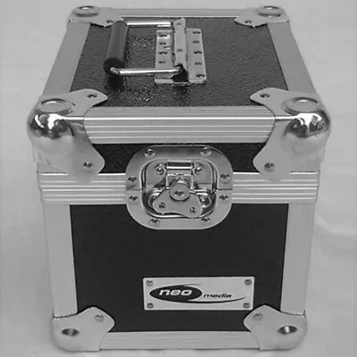 £58.99 • Buy Neo Media LP100 7  Vinyl Record Box Storage Flight Case Aluminium - BLACK