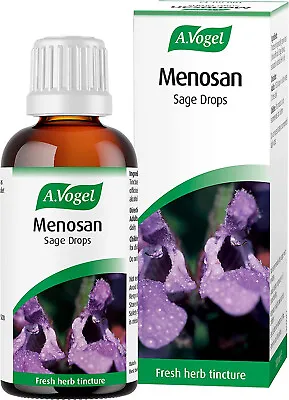 A.Vogel Menosan Sage Drops | Extracts Of Organically Grown Fresh Sage / 50ml • £11.85