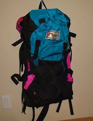 Lowe Alpine Systems Backpacking Backpack Vintage Blue And Pink • $60