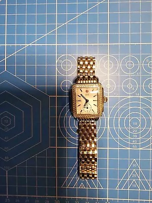 MICHELE Deco Diamond Chronograph MW06V01A1025 Wrist Watch For Women • $500
