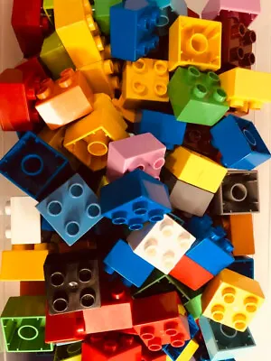 BULK LOT_DUPLO 2x2 Classic Blocks_Assortment Of Varied Colours_150 Pieces • $45