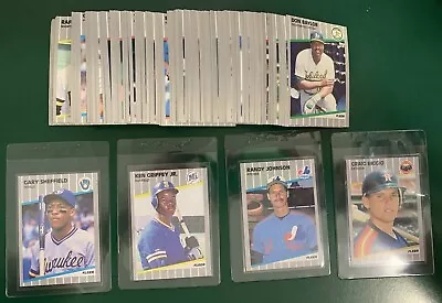 1989 Fleer SET BREAK Singles - Stars Commons Rookies HOFers #441-660 • $0.99