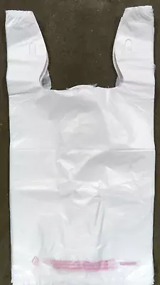 T-Shirt Bags  White Plastic Shopping Bags  Case /1000 Bags.  11.5 X6.5 X22   NEW • $29.99