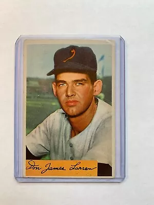 1954 Bowman #101 Don Larsen EX • $9.99