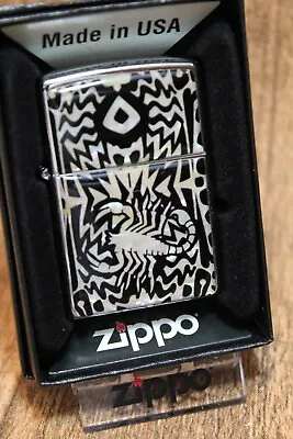 Zippo   Scorpion   - Mother Of Pearl Design - Quality - Nip • $39.72