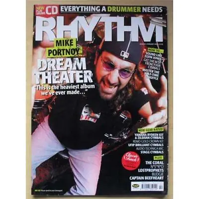 £10 • Buy Dream Theater Rhythm Magazine Feb 2004 Mike Portnoy Cover With Feature Inside Uk
