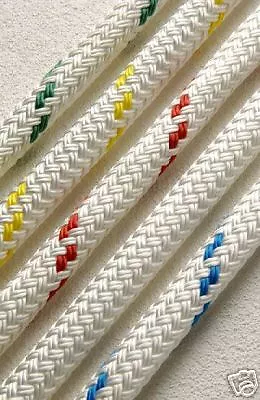 $2 • Buy 12MM DOUBLE BRAIDED POLYESTER YACHT ROPE - Per Metre