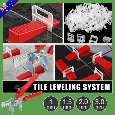 Tile Leveling System Clips Wrench Wedge Spacer Tiling Tool Floor Wall Plier Bulk • $14.99