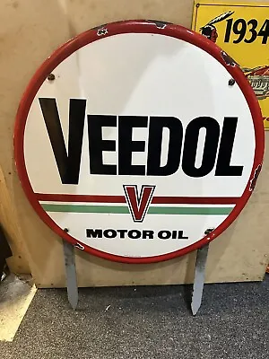 Veedol Motor Oil Enamel Sign  • $902.30