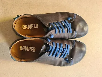 Camper Peu Cami 17665 Mens Blue Soft Leather Shoes Trainers.UK 9 • £49.99