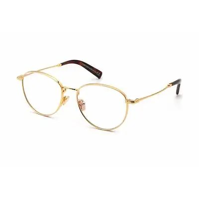 Tom Ford Men's Eyeglasses Shiny Deep Gold Oval Metal Full-Rim Frame FT5749-B 030 • $129.75