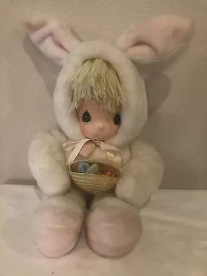 Vtg Precious Moments Snowflake Doll Bunny Rabbit Costume Plush Stuffed Animal. • $25