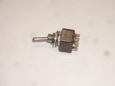 Gc Electronics 35-014 Dpdt On-(on) Miniature Momentary Toggle Switch 5a 125vac • $7.95