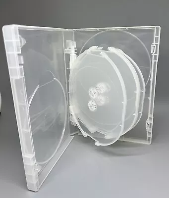 2 Top Quality 25mm 8-disc Dvd Case Super Clear Clip Viva25mm08-clr • $9.99