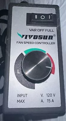 VIVOSUN Variable Fan Speed Controller  • $19.99