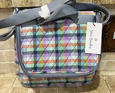 Vera Bradley Crossbody Insulated Lunch Bag Gingham Plaid NWT • $22