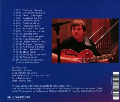 $141.50 • Buy Noel Akchote - Gesualdo: Madrigals For Five Guitars  Cd New!