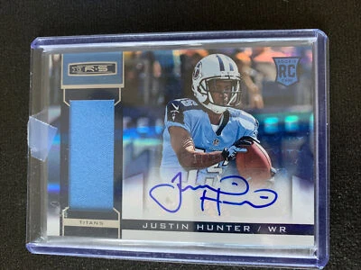 $3.99 • Buy Justin Hunter 2013 Rookies & Stars Auto Autograph Patch #/99 Titans