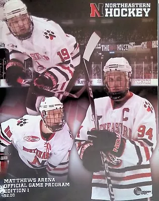 Matthews Arena Northeastern University Hockey 100th Anniversary Program 2010 • $34.36