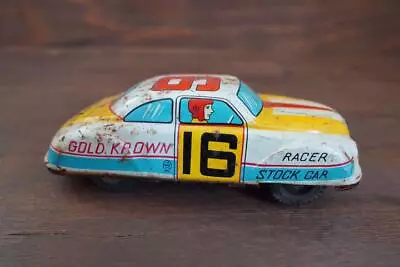 Line Mar Toys Stock Car Racer Tin Toy Car F/S FEDEX • $164.90