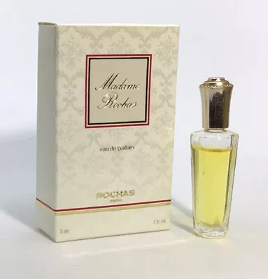 £12.69 • Buy MADAME ROCHAS De ROCHAS - MINIATURE - EDP - 3ML + BOX - FULL - VERSION 1