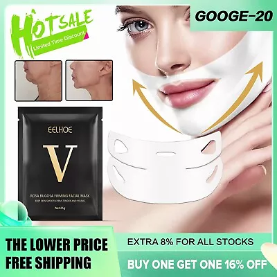 $7.37 • Buy Firming Facial Mask V-Shape Slimming Lifting Firming Double Chin V-line Mask New
