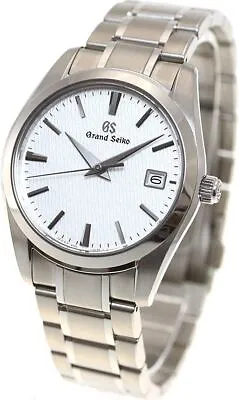 GRAND SEIKO SBGX267 White 9F Quartz Analog Silver Titanium Watch Men New Box • $4179.32