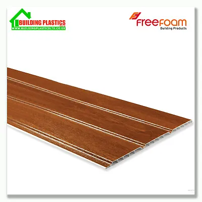 UPVC HOLLOW CLADDING | LIGHT OAK WOODGRAIN Ceilings | Soffits | Walls | & TRIMS • £6.90