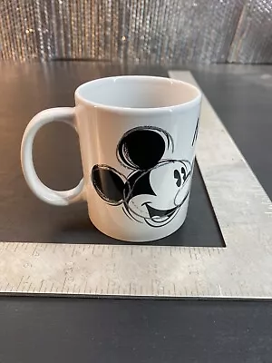 Retro Disney Zak Mickey Mouse Sketch Drawing Coffee Mug Cup • $6