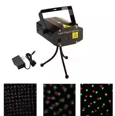 Laser Projector Stage Lights Mini LED R&G Lighting DJ Disco Party Club KTV Xmas • $13.98