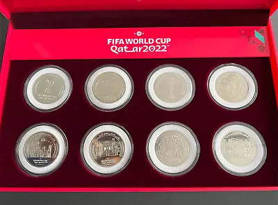 8PCS 2022 Qatar 1 Riyal World Cup Commemorative Coin UNC • $52