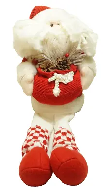Christmas Gnome Weighted And Jingles Plush Santa Costume Shelf Sitter 23 In • £19.27