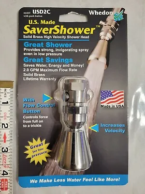 Shower Head Saver  Saves Water energy / Money( Low Pressure Converts To High • $19.95