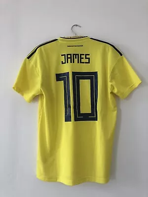 Original Colombia James Rodriguez 10 Medium Adidas Football Shirt • £39.99