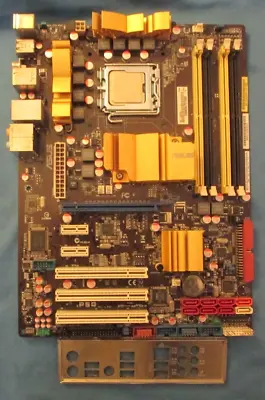 Asus P5Q Socket LGA 775 DDR3 Motherboard With SLACR Q6600 CPU • £49.99