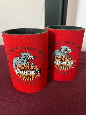 Harley Davidson Drink Koozies - Richardson's Harley - Tasmania - UNIQUE!!! • $20