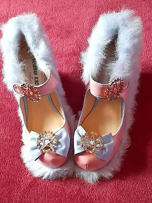 MEADHAM KIRCHHOFF For Topshop RARE & NEW IN BOX Fluffy Pastel Shoes Size 5 • £300