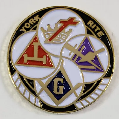 Masonic York Rite Lapel Pin (SCA-2037) Mason Freemason • $7.49