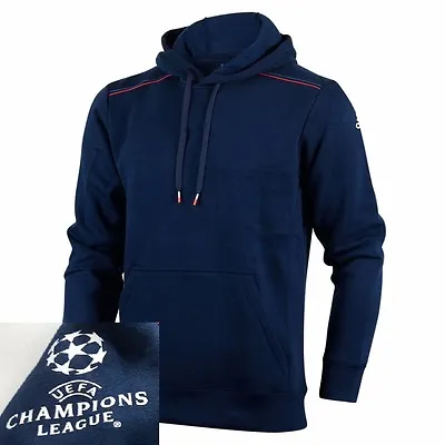 Adidas Hoodie Hoodie UCL Blue Men's Champions League UEFA Hoodie Hoodie Shirt • £34.52