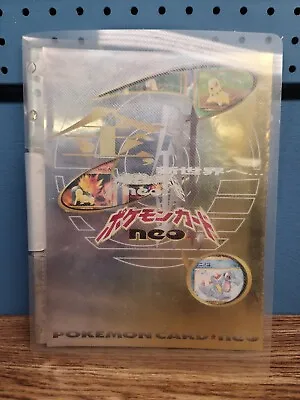 Pokemon Neo Fan Club Binder | W/ 9 Cards & Paperwork | Pocket Monster | 1999 • $59.99