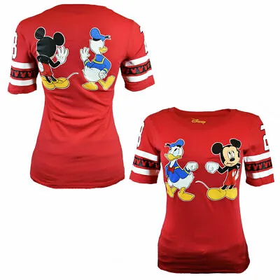 Minnie Mouse Junior T-Shirt  Disney - Slim Fit Tee Top Cotton S M L  NEW RED • $17.99