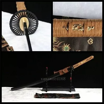 Hand Forged 9260 Spring Steel Japanese Samurai Katana Real Full Tang Sword • $162.80