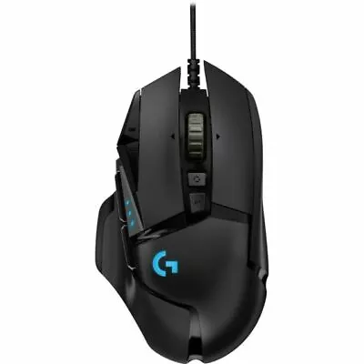 Logitech G502 Hero High Performance Wired Gaming Mouse - Black • $66.99