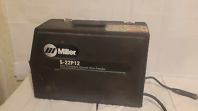 Miller S-22p 12 Suitcase  Wire Feeder & 400A Mig Gun Gas Solenoid 14 Pin Plug • $900