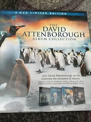 David Attenborough The Album Collection 5 X DVD Set NEW Sealed Free Delivery  • £8.99