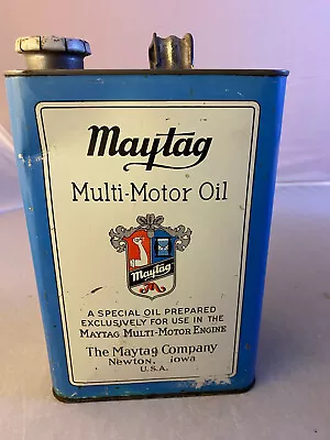 1930's Maytag Multi-Motor Oil Can Empty • $44